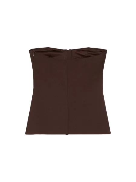 Bershka Top čokoládová