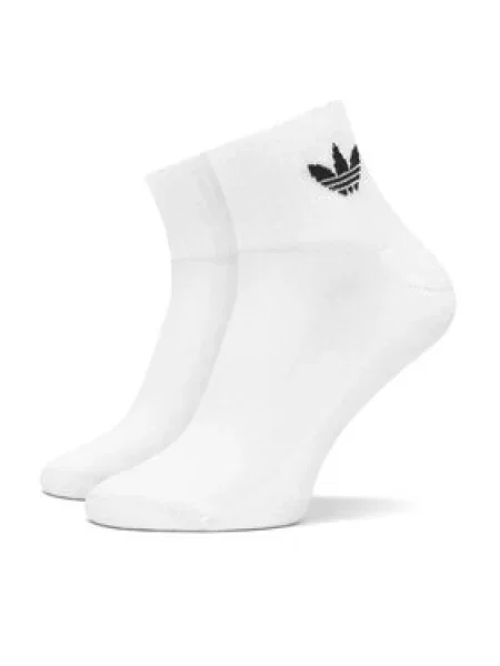 Zkrácené punčochy Adidas bílé