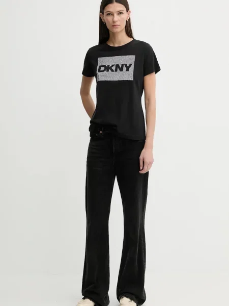 Dkny t-shirt czarny