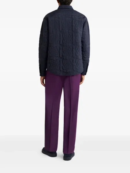 Cămașă Etro cu model floral albastru
