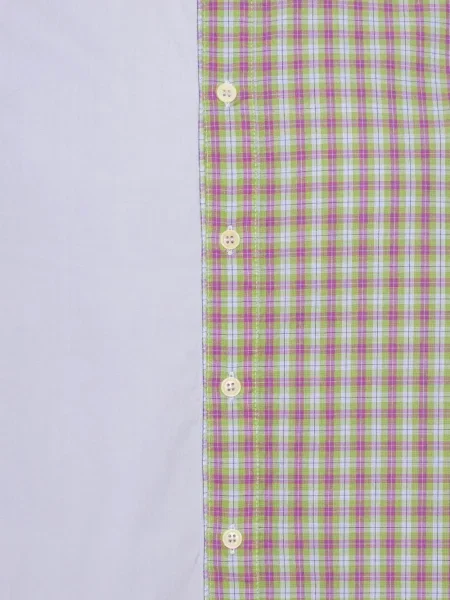 Kostkovaná košile Henrik Vibskov fialová