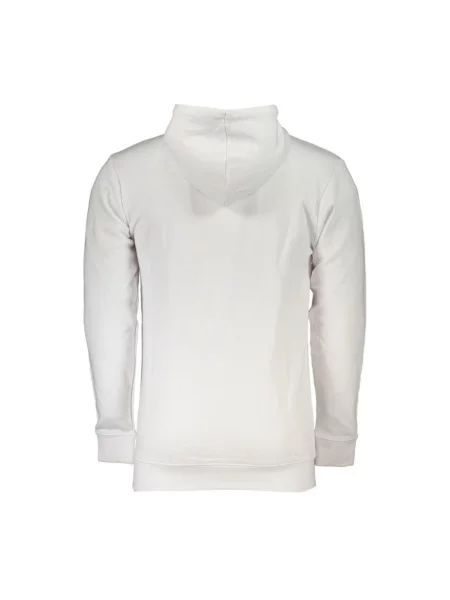Bluza z kapturem Cavalli Class z kapturem biała