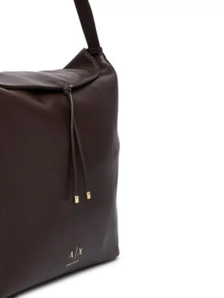Torbica Armani Exchange Tamno smeđa