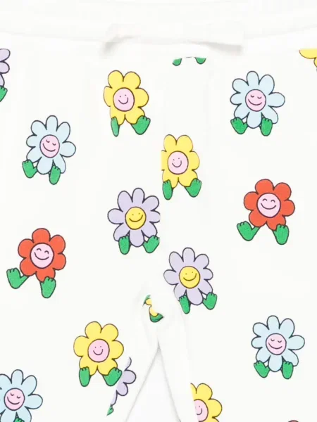 Dětské legíny Stella Mccartney bílé