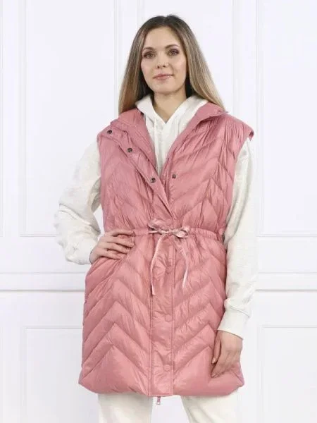 TWINSET De puf vestă roz