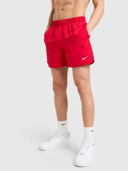 Nike Swim Szorty Essential 5" czerwone