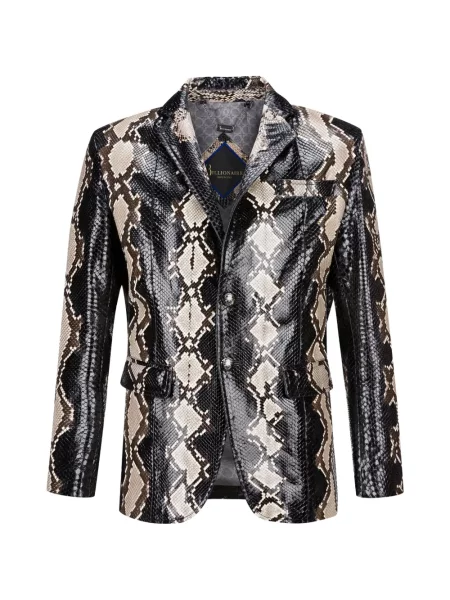 Sacou Billionaire din piele negru