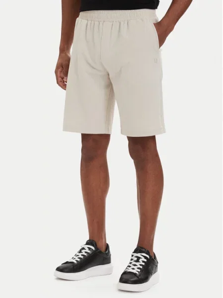 Sportovní kraťasy KARL LAGERFELD béžový