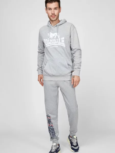 Худи Lonsdale серое