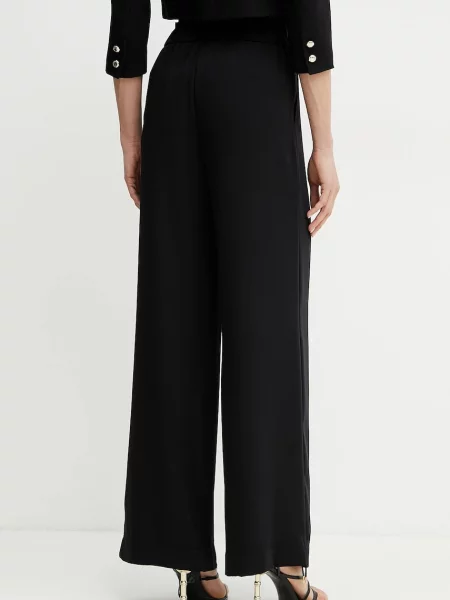 Kalhoty Morgan PBIRD jednoduché high waist PBIRD černá