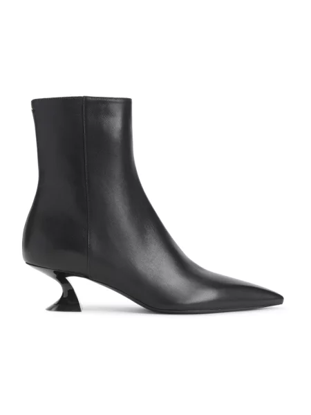 Buty do kostki Lanvin skórzane czarne