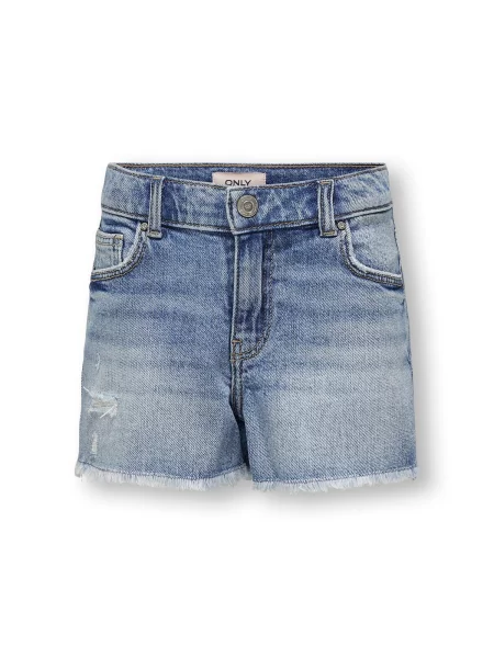 Kids ONLY Džínové šortky Robyn Straight Fit modrá