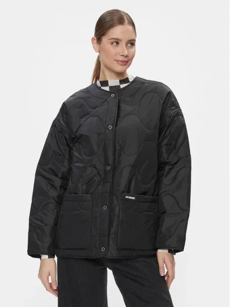 Tommy Jeans Geacă Tjw Onion Quilt Liner Jacket negru