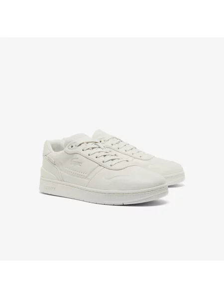 Lacoste Sneakersy T-Clip Shield Kremowe beżowy