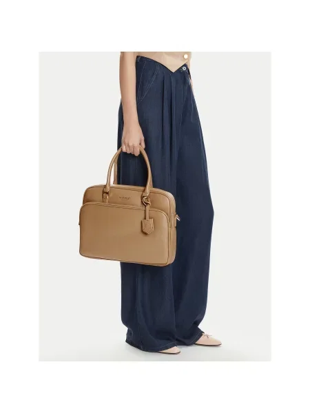 Taška na notebook Nine West béžová
