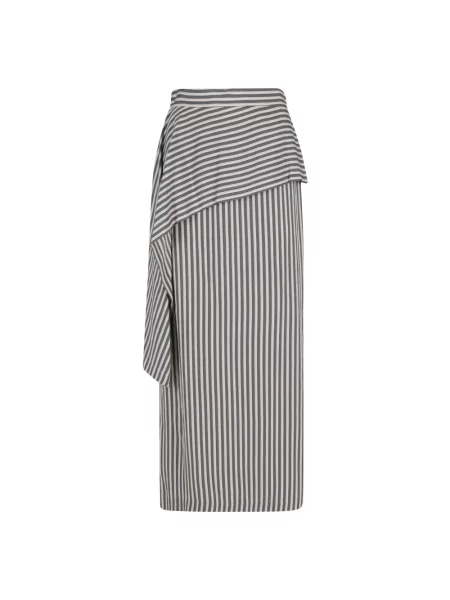 Długa spódnica Tela szara