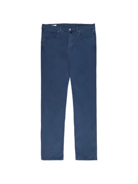 Pantaloni Incotex cu 5 buzunare albastru