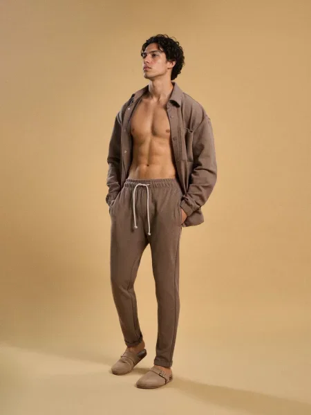 Спортивні штани джогери бежевий