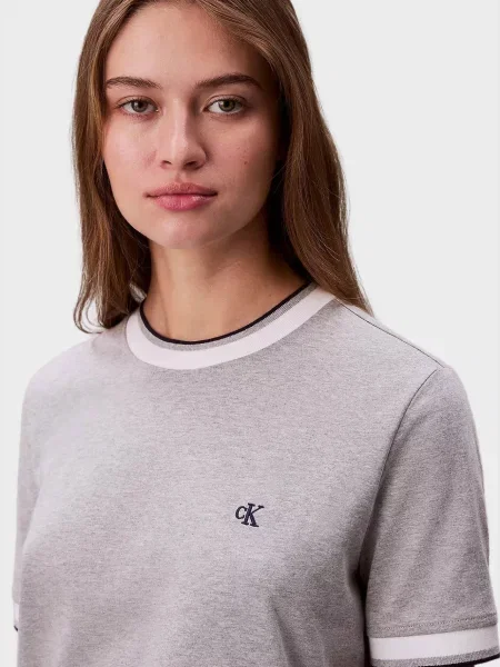 Джинсовое платье Calvin Klein Jeans серое
