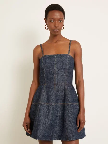 Fendi Sukienka W Stylu Jeansowym blau niebieska