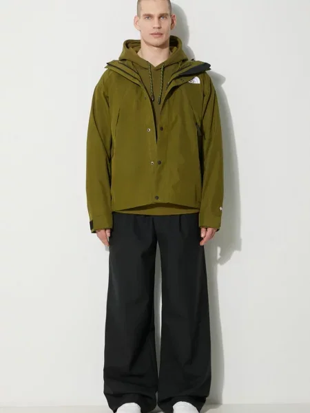 Bombažen pulover The North Face U The Hoodie s kapuco zelena