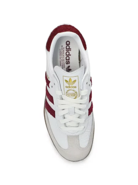 Decupat fustă Adidas cu broderie alergare alb