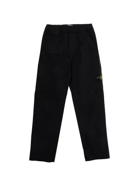 Spodnie cargo dziecięce Stone Island czarne