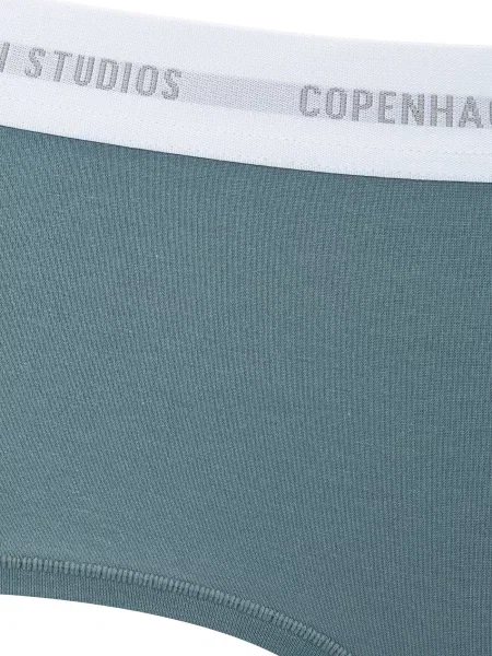Copenhagen Studios Nohavičky sivá / petrolejová biela