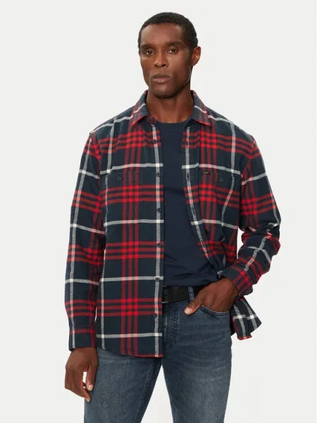 Lee Cămașă Worker Bleumarin