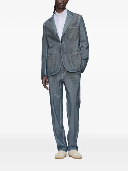 Pantaloni Maison Margiela albastru