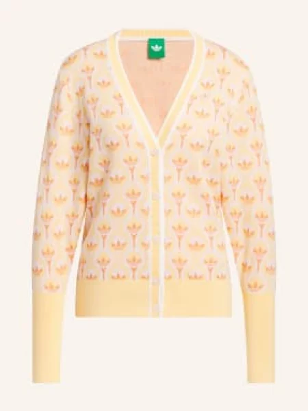 Adidas Originals Sweter Originals All Over orange biały