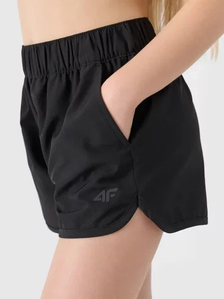 Pantaloni scurți copii 4f negru