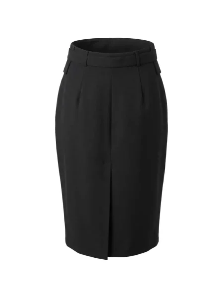 Cu centură fustă midi Pinko negru