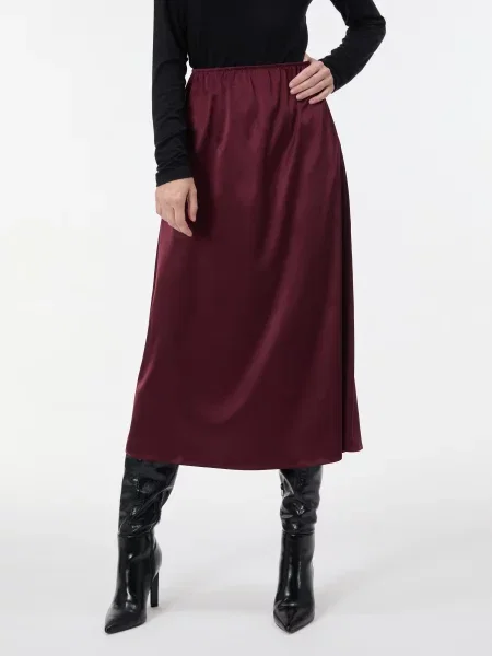 Midi-suknja Orsay crna