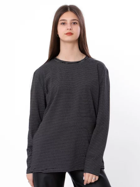 Дитячий Лонгслів Носи своє чорний