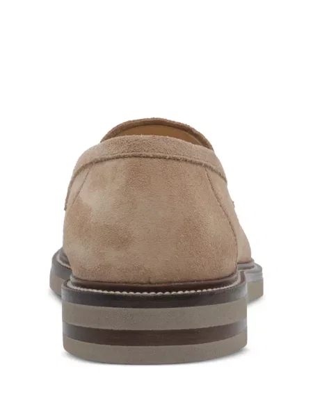 Pantofi loafer Brunello Cucinelli din piele de căprioară