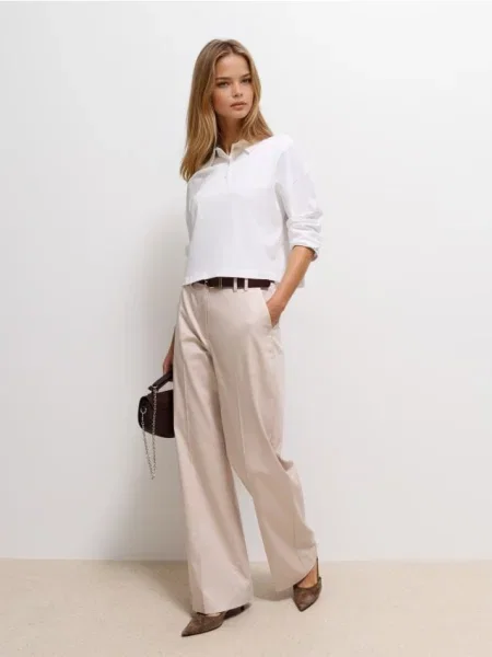 Mohito Culotte kelnės smėlio