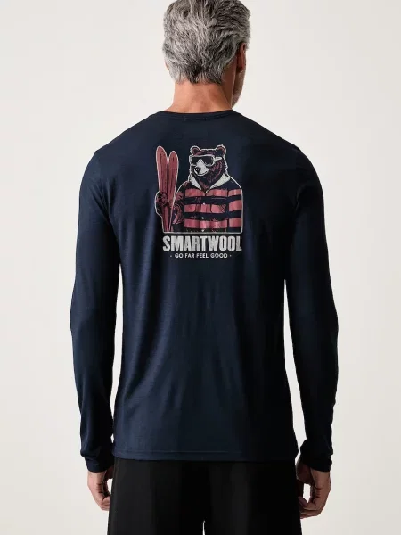 Tricou cu mânecă lungă Smartwool de lână