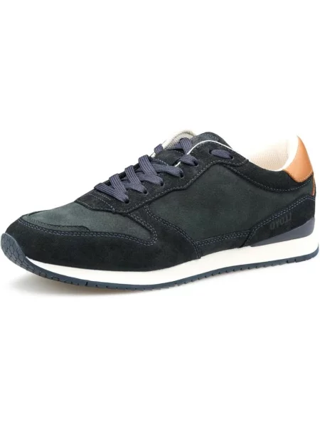 Sneakersy Lloyd skórzane niebieskie