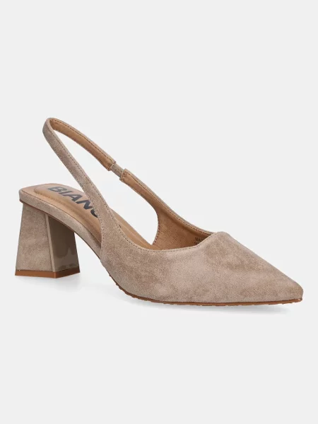 Bianco pumps BIAMARALYN cu drept cu deschis bej