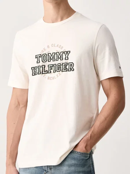 Tommy Hilfiger T-shirt beżowa