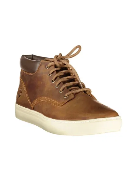 Botki Timberland skórzane brązowe