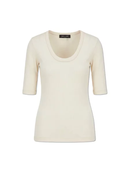 Koszulka Fabiana Filippi z cekinami beżowa