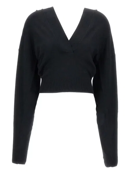 Pulover Stella Mccartney cu broderie negru