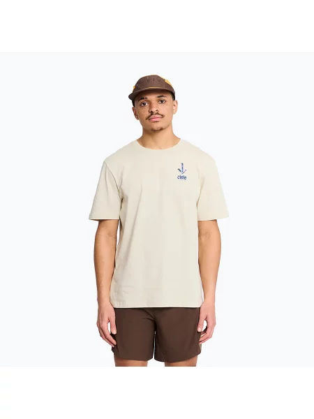 Póló Ciele Athletics ORTShirt Cafe UNISEX Almond XL barna