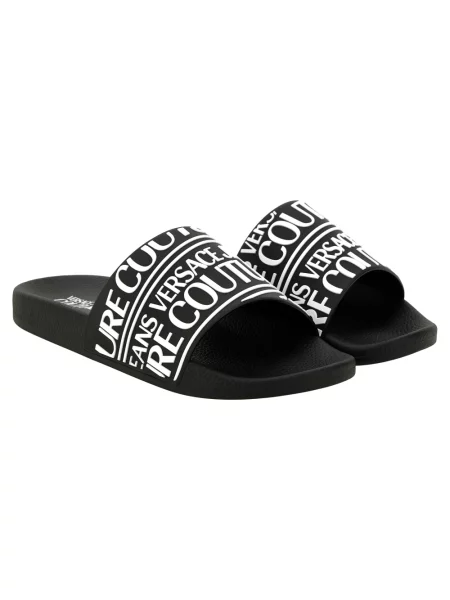 Klapki Versace Jeans Couture czarne