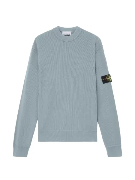 Pulover Stone Island tricotate cu strasuri albastru