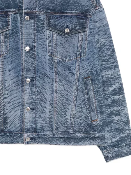 Geacă de blugi Alexander Wang cu imagine albastru