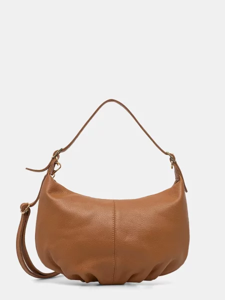 Answear.LAB crossbody kabelka kožená hnědá