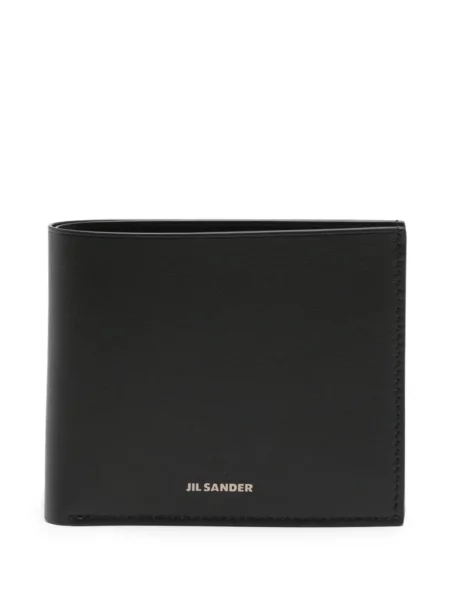 Portofel Jil Sander din piele negru